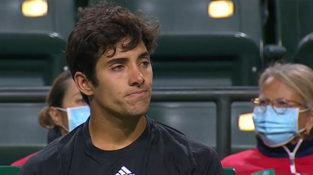 Cristian Garín no pudo con un sólido Alex de Miñaur y quedó fuera de Indian Wells