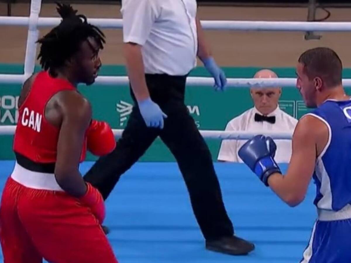 Santiago 2023: tras una reñida pelea el boxeador chileno Julio Álamos cayó derrotado ante Keven Beausejour