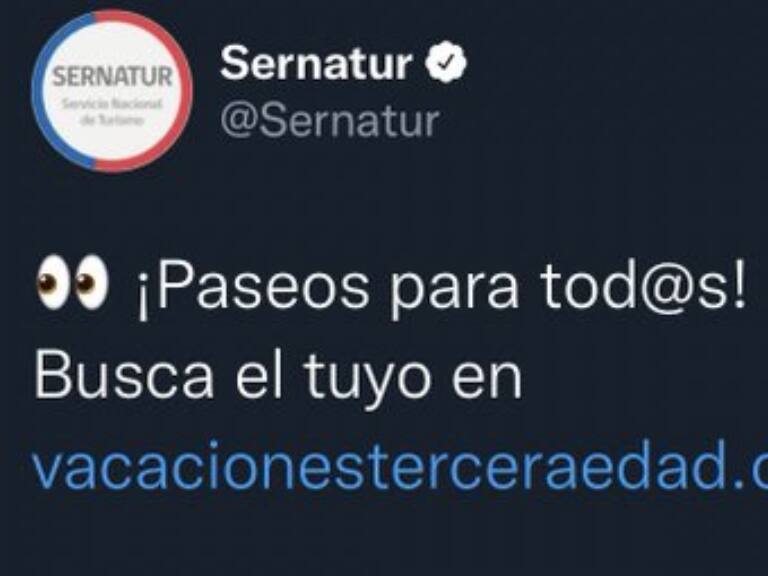 Twitter de Sernatur ironiza tras compartir respuesta de actriz contra Mario Waissbluth