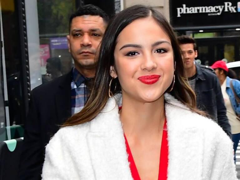 NEW YORK, NY - NOVEMBER 05: Olivia Rodrigo is seen outside Build Studio on November 5, 2019 in New York City. (Photo by Raymond Hall/GC Images)
