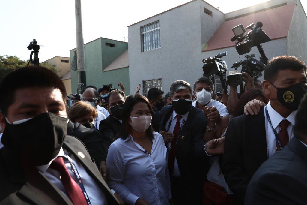 La candidata peruana Keiko Fujimori