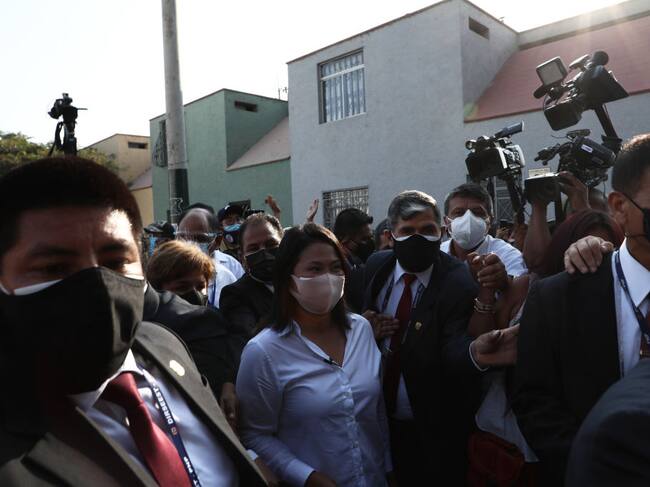 La candidata peruana Keiko Fujimori