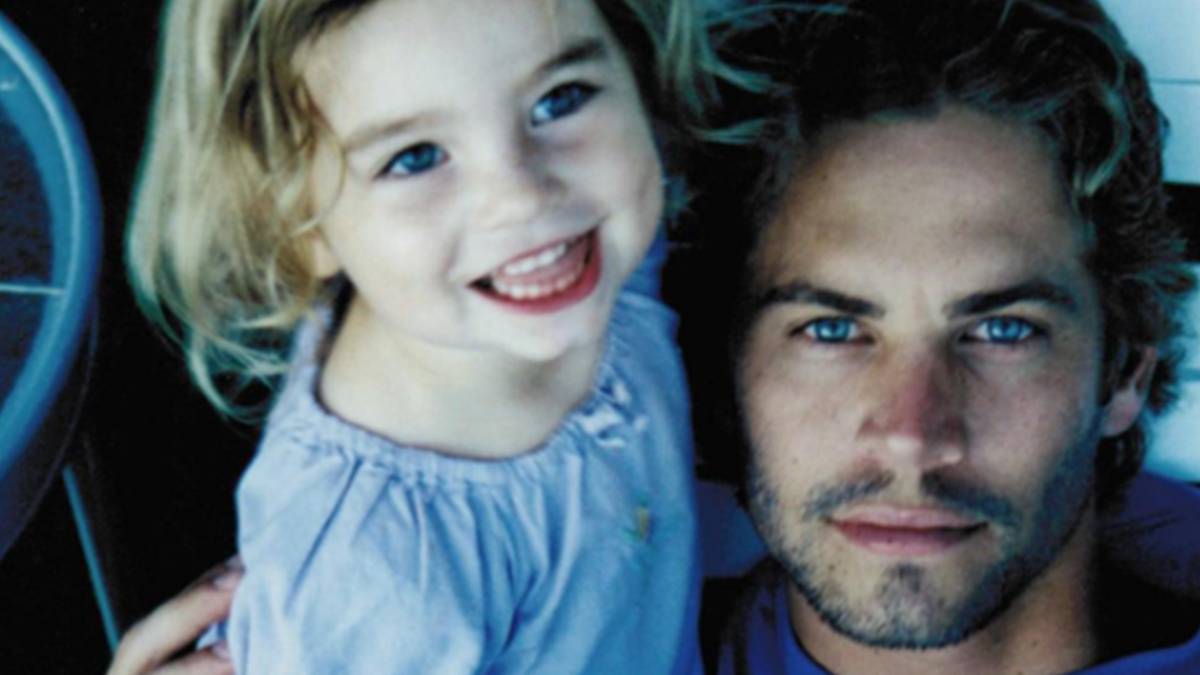 Paul Walker y su hija