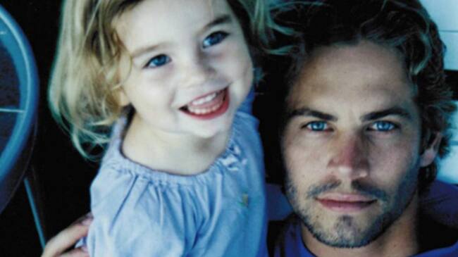 Paul Walker y su hija