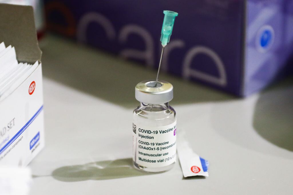 Una dosis de la vacuna de AstraZeneca contra el Covid-19 en Cracovia
