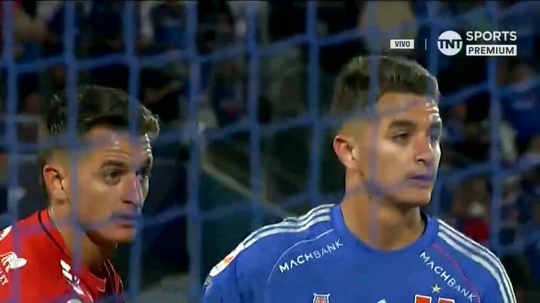 La curiosa imagen que dejaron los mellizos Calderón entre la U y Ñublense| Captura de pantalla TNT Sports