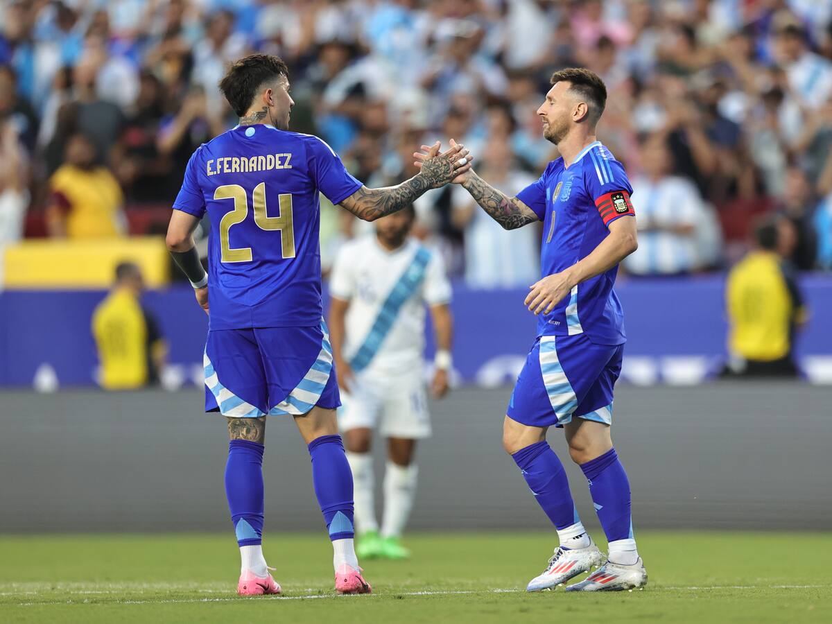Llegarán sin asustar: Argentina se tuvo que esforzar para terminar derrotando a Guatemala previo a Copa América