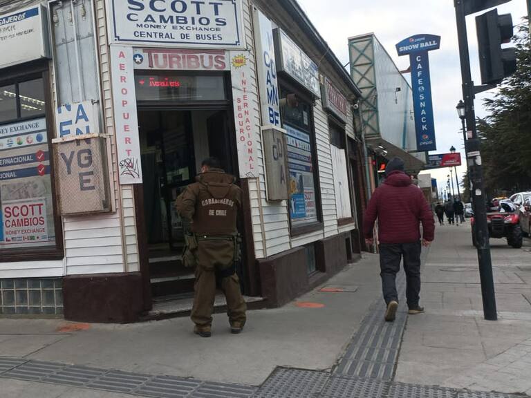 Casa de cambio, robo, punta arenas