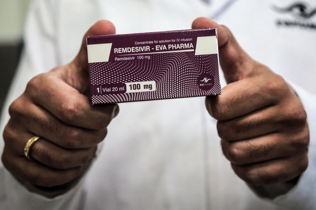 Una muestra del medicamento Remdesivir