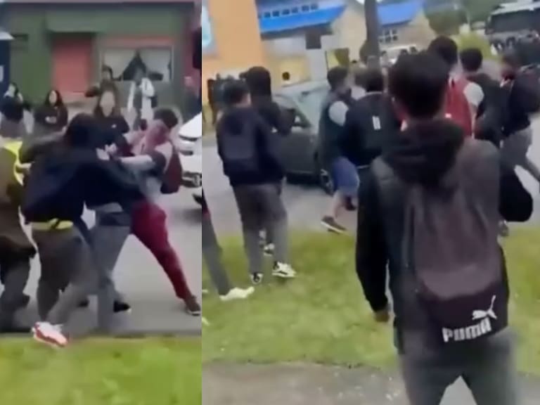 Estudiantes detenidos fueron liberados tras agredir carabineros en un liceo de San Pedro de la Paz