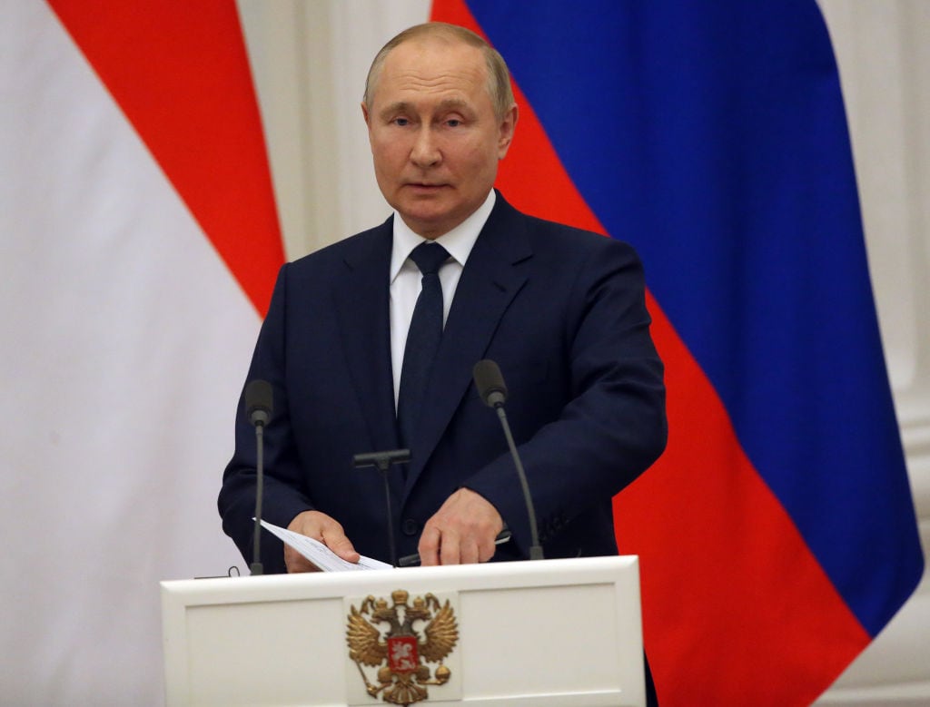 El presidente de Rusia, Vladimir Putin, habla ante la prensa en Moscú