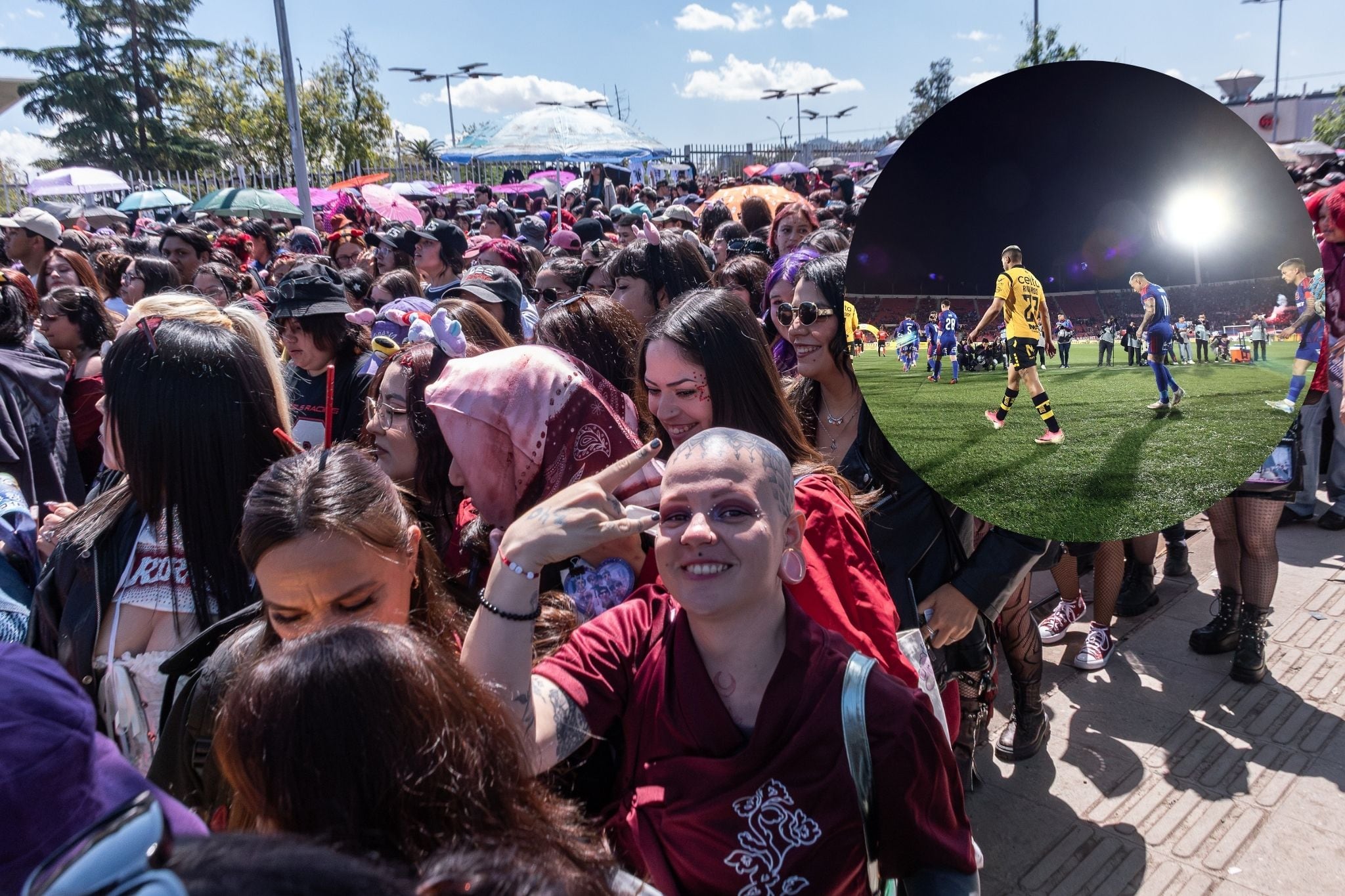 El “palo” de Carabineros al fútbol ante el “comportamiento ejemplar” de las fanáticas de BTS en Chile