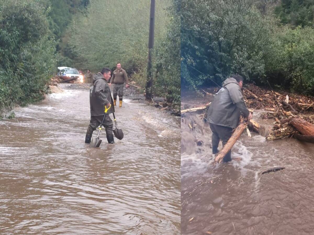 Sistema frontal en Chile: más de 70 familias están aisladas en Pucón tras intensas lluvias