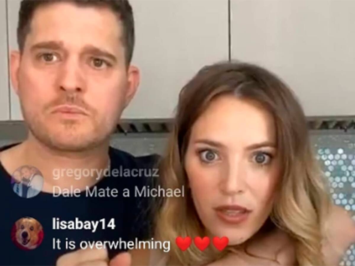 Michael Bublé y Luisana Lopilato no harán más Instagram Live tras polémica por supuestas agresiones