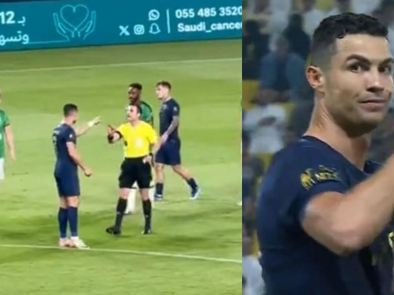 Cristiano Ronaldo estalla contra Piero Maza: encaró al juez chileno y pidió que lo cambiaran por otro árbitro en pleno partido