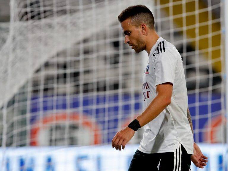 11 de Abril del 2021/SANTIAGOMatias Zaldivia(c) es expulsado luego de dar un planchazo a Matías Cahais(c) ,durante el partido valido por la tercera fecha del Campeonato Nacional AFP PlanVital 2021, entre Colo Colo vs O'Higgins, disputado en el Estadio Monumental.
FOTO:FRANCISCO LONGA/AGENCIAUNO