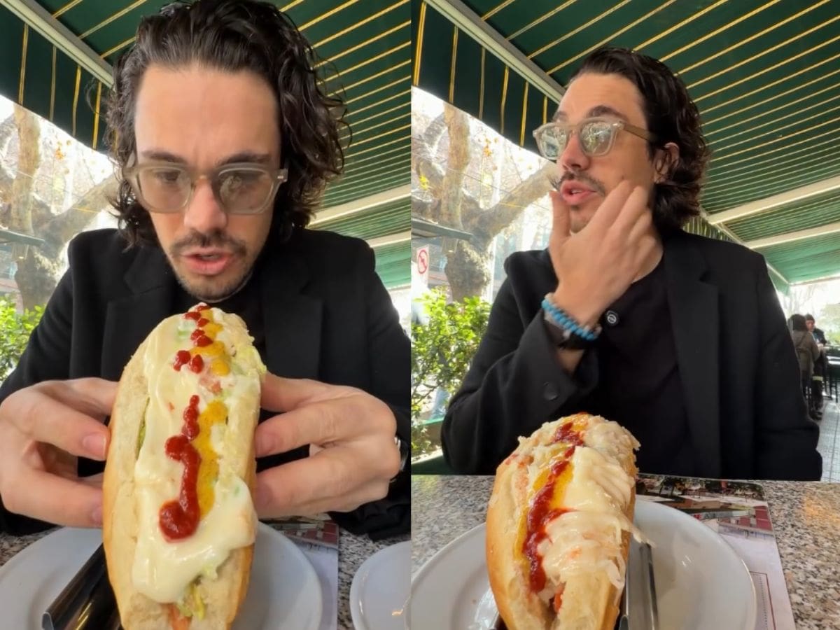 “Anulo funa”: influencer mexicano genera críticas tras su polémica reseña a los completos