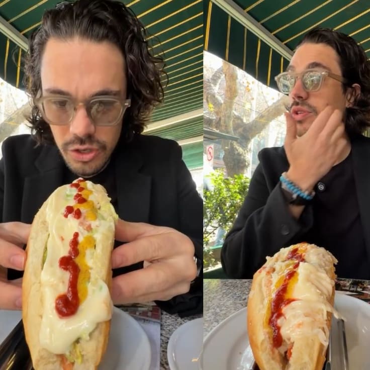 “Anulo funa”: influencer mexicano genera críticas tras su polémica reseña a los completos