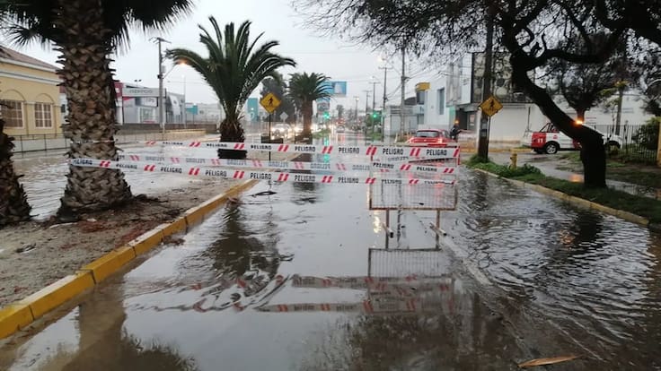 Emiten alarma meteorológica para toda la Región de Coquimbo por intensas lluvias