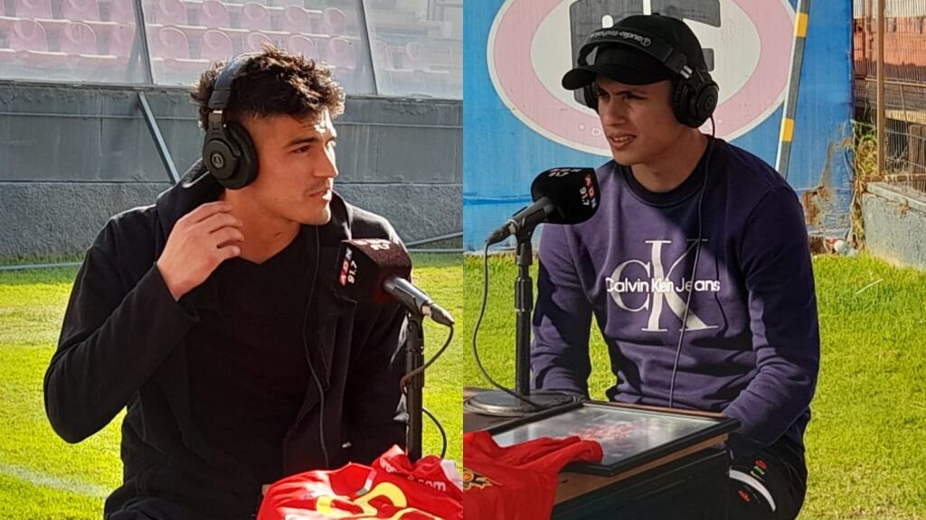 Thomas Galdames y Bastián Yáñez celebran el aniversario 125 de Unión Española: "A los canteranos nos dan tiempo y nos respetan"