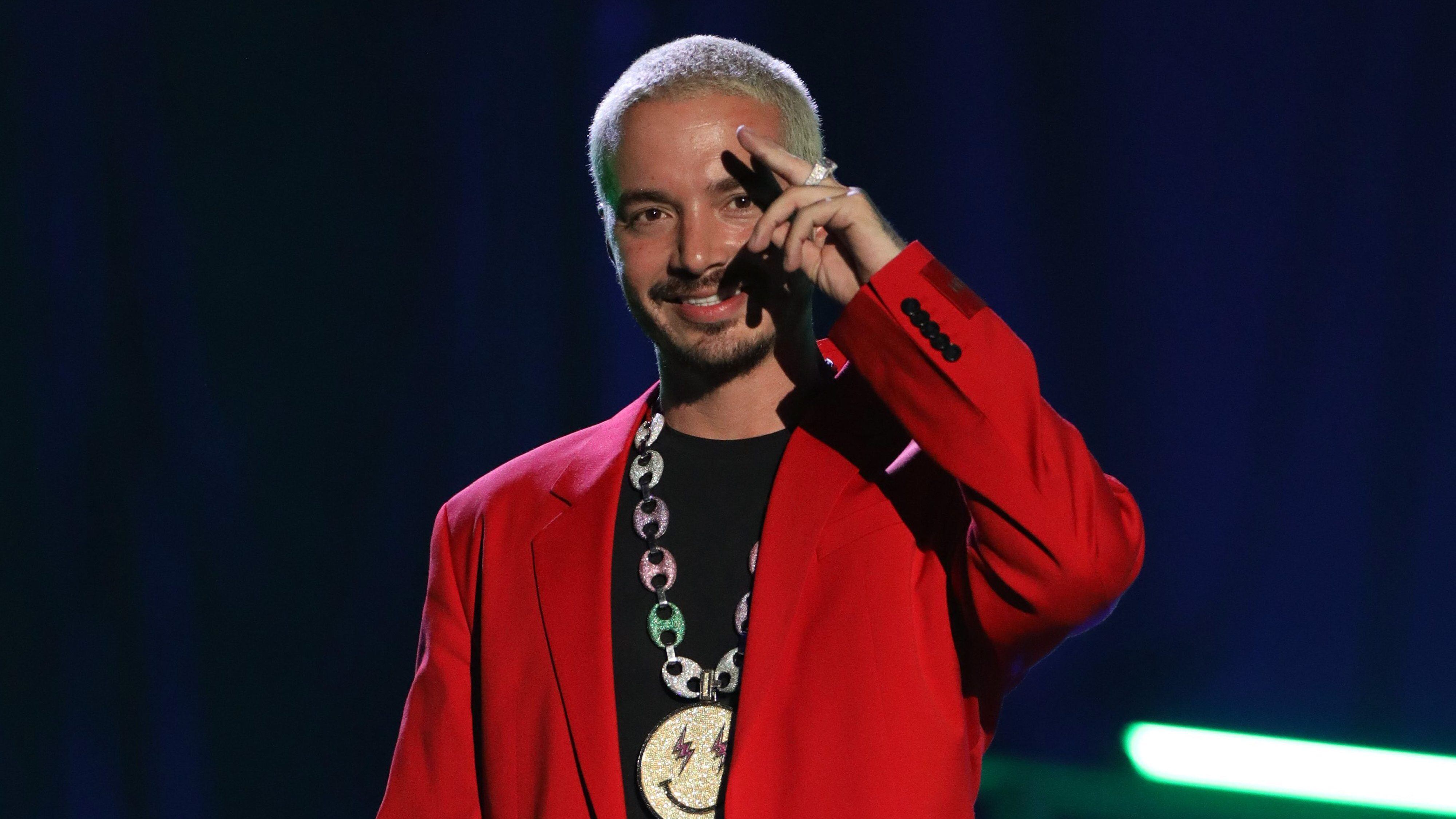 MEXICO CITY, MEXICO - MARCH 05: J Balvin attends the 2020 Spotify Awards at the Auditorio Nacional on March 05, 2020 in Mexico City, Mexico. (Photo by Victor Chavez/Getty Images for Spotify)