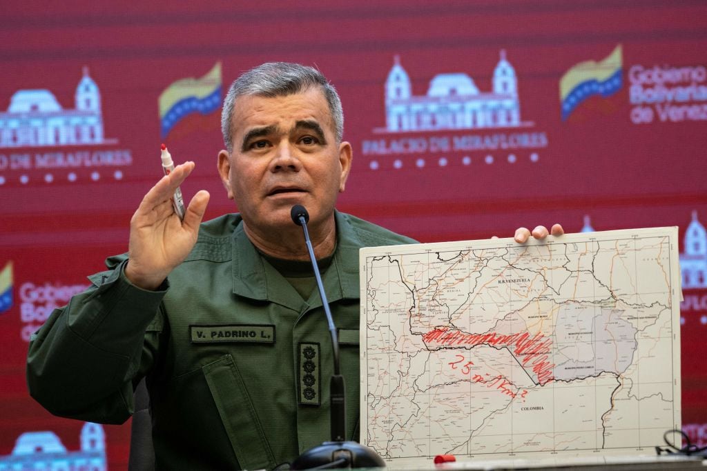 El ministro de defensa venezolano Vladimir Padrino