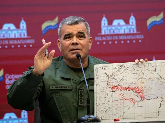 El ministro de defensa venezolano Vladimir Padrino