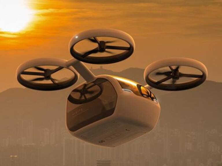 ¿Estamos en el futuro? Crean dron autónomo capaz de trasladar a cuatro pasajeros