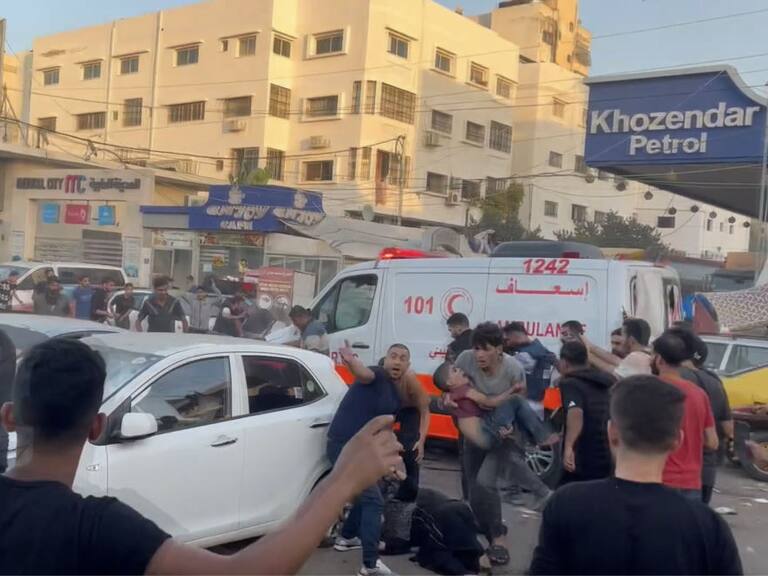 Heridos tras ataque de Israel en el Hospital Al-Shifa en la Franja de Gaza