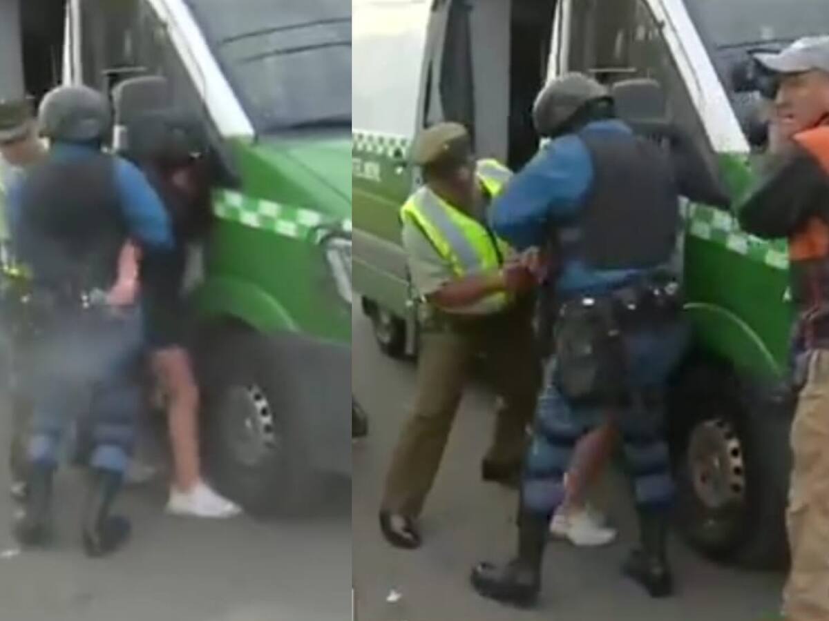 Lo Valledor: Así fue el momento cuando mujer le quitó el arma a un guardia y disparó contra tres personas