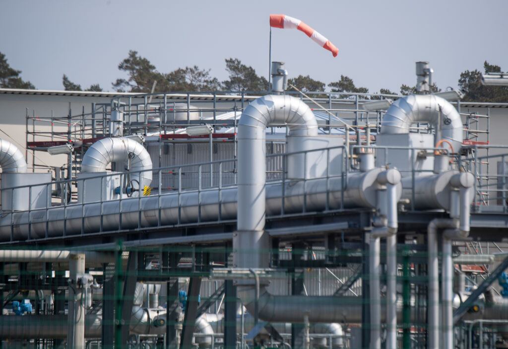 Central de compresión y recepción del gas ruso en Alemania
