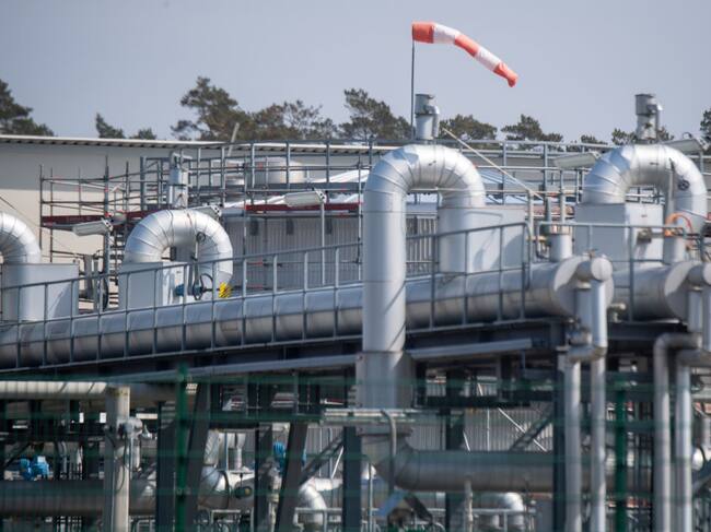 Central de compresión y recepción del gas ruso en Alemania