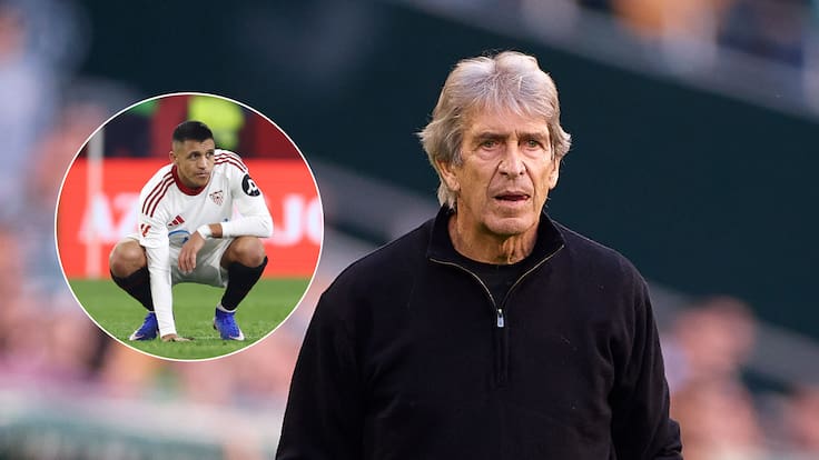 Pellegrini lamenta el presente de Alexis en el Sevilla: “Desgraciadamente las lesiones perjudicaron su rendimiento”