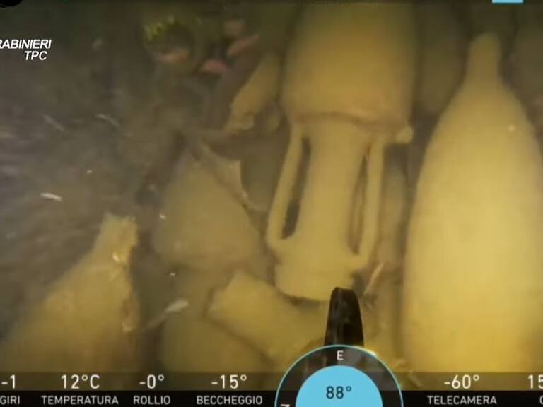 Encuentran barco romano de 2000 años hundido en las costas de Italia