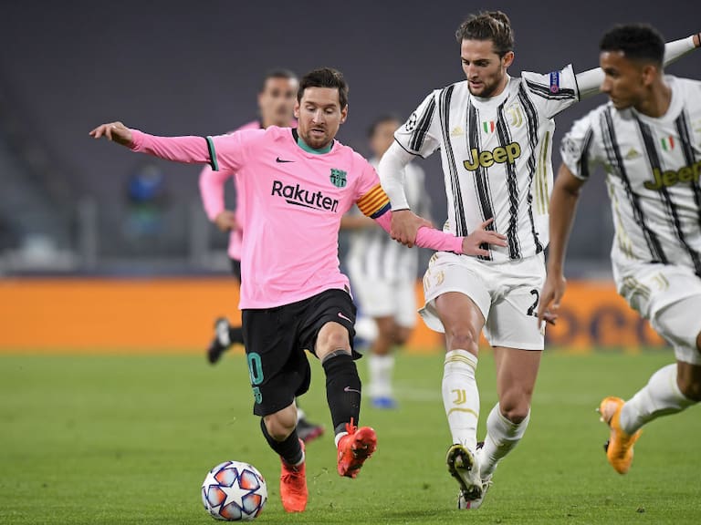 Lionel Messi en el Juventus versus Barcelona
