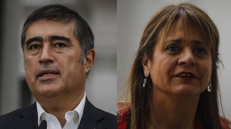 Mario Desbordes y Jacqueline Van Rysselberghe