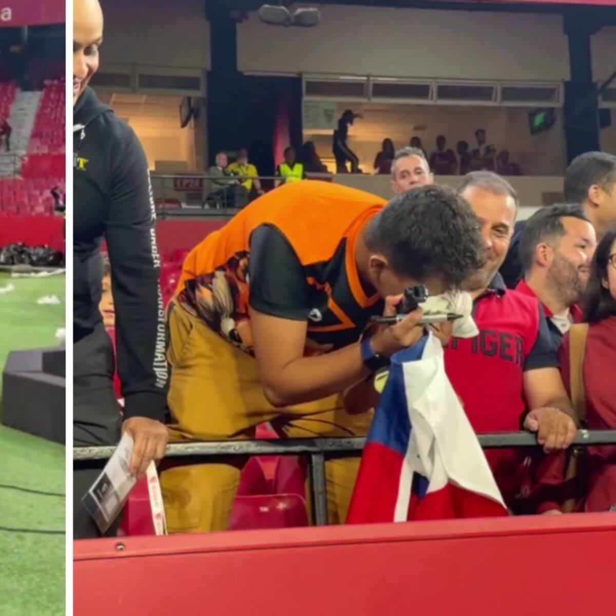Alexis Sánchez se cruza con un hincha de Cobreloa tras su gol en Sevilla y lo que hace conmueve a todo Chile