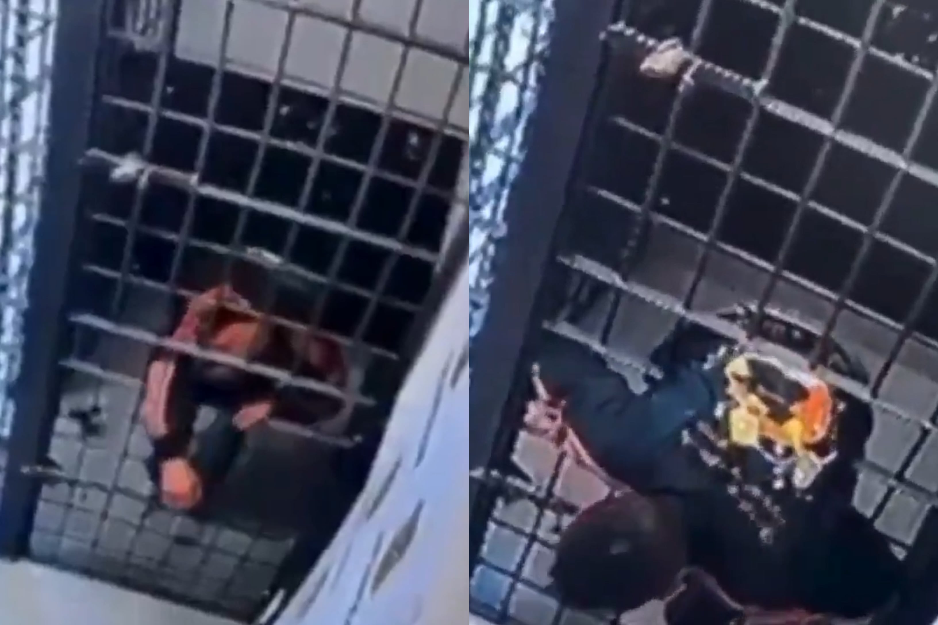 Delincuente protagoniza insólita fuga de comisaría: logró escapar pasando entre los barrotes de su celda en Brasil