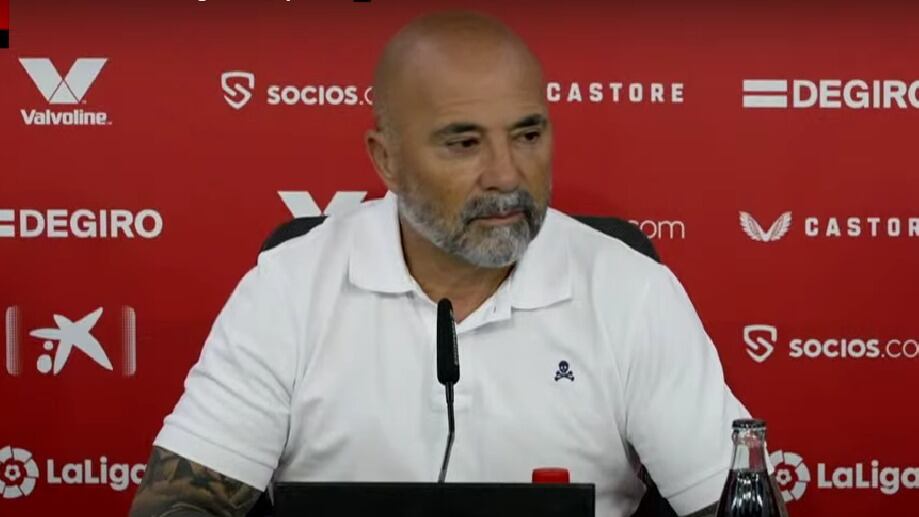 Jorge Sampaoli tras su regreso a la banca del Sevilla: "Ponernos objetivos hoy es mentirnos, no puedo perder el tiempo en eso"
