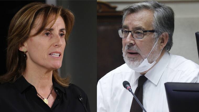 Marcela Cubillos y Alejandro Guillier
