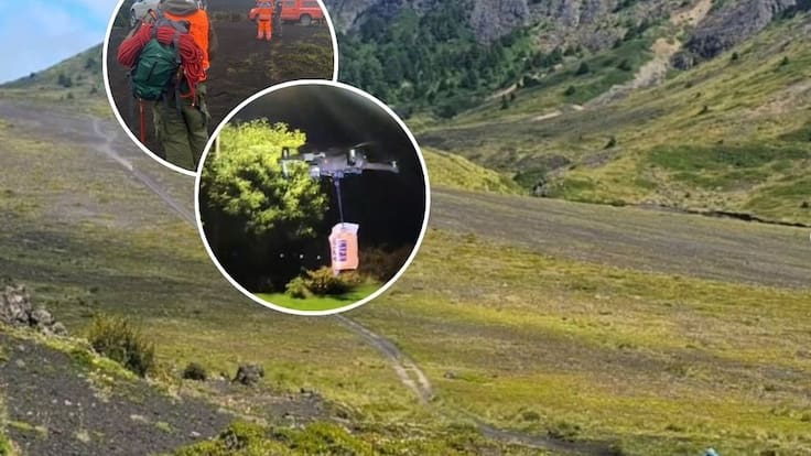Encuentran con vida a excursionista extraviado en volcán Osorno: evalúan rescate en helicóptero de la FACh