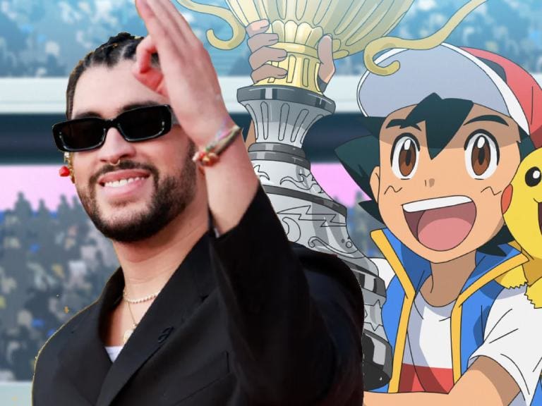 Bad Bunny felicita a Ash Ketchum por convertirse en el mejor en entrenador Pokémon del mundo