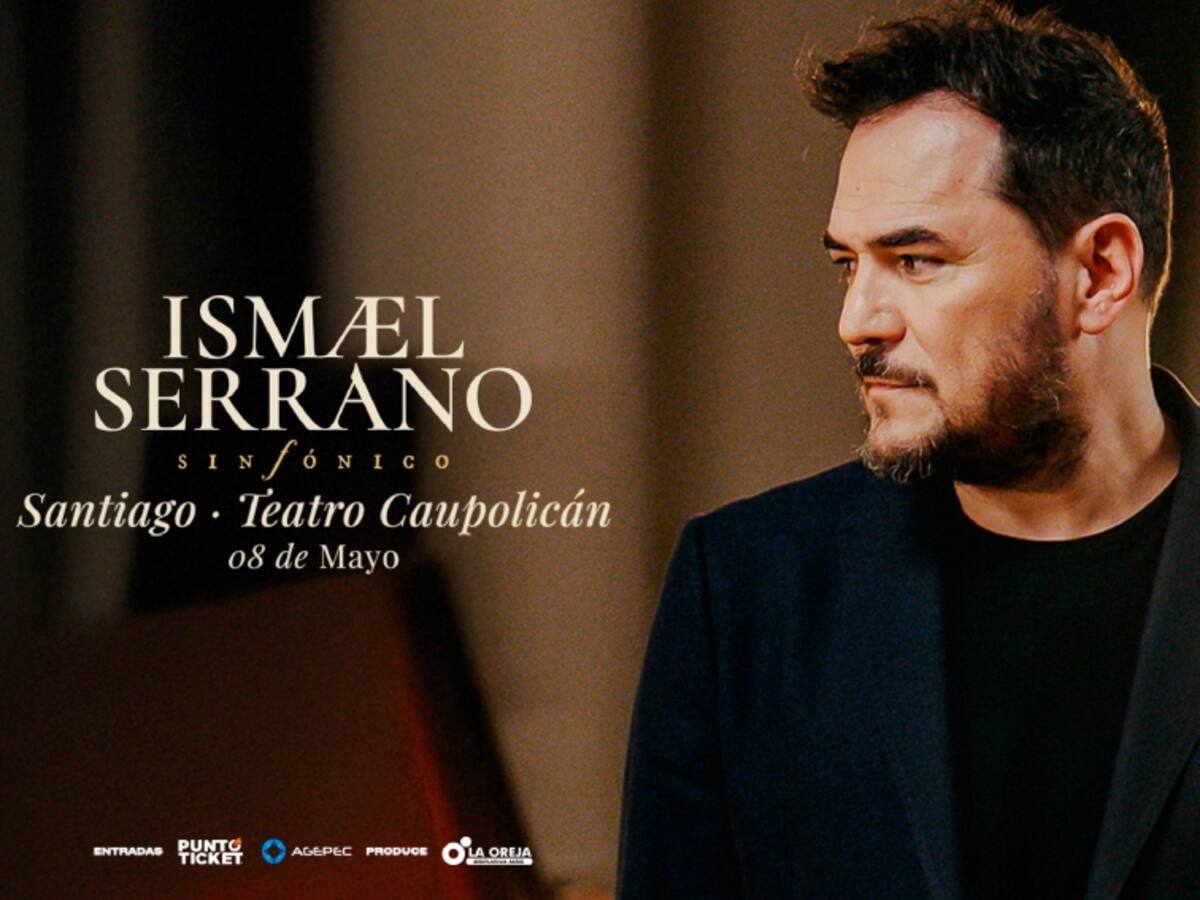 Ismael Serrano regresa a Chile con íntimo concierto sinfónico en el Teatro Caupolicán