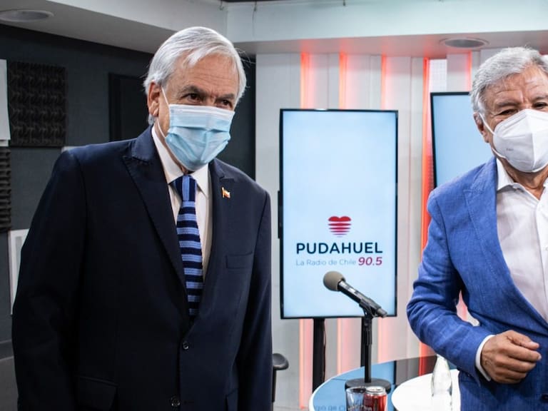 Presidente Piñera y Pablo Aguilera