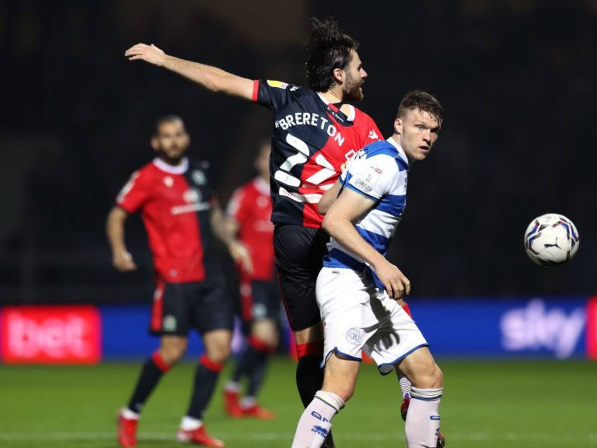 Queens Park Rangers le tocó la oreja a Ben Brereton: Compartieron una jugada donde el ariete fue burlado por un rival