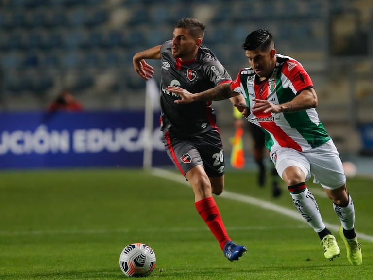 RESUMEN | Palestino cayó en el final ante Newell’s por Copa Sudamericana en Rancagua