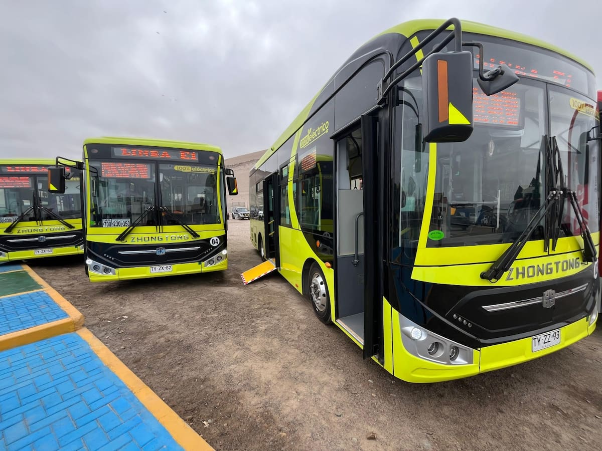 Tras 9 meses circulando: buses eléctricos en Arica funcionarán hasta fin de mes por falta de subsidio