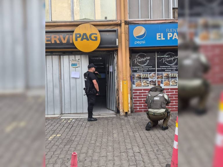 Violento robo en sucursal Servipag de Valparaíso: delincuentes se enfrentaron a tiros con Carabineros