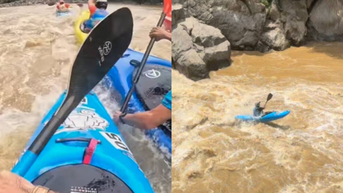 ¡Gran hito! Rostro de la televisión chilena logra quedarse con el cuarto lugar en el Campeonato Mundial de Kayak Enduro