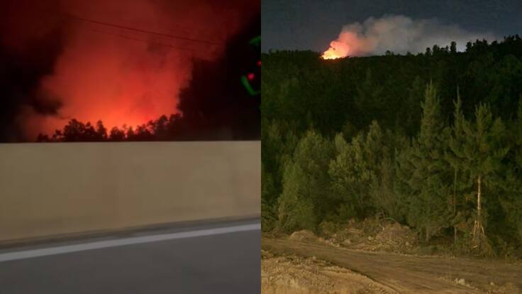 Incendio en Camino La Pólvora: declaran Alerta Roja en Valparaíso